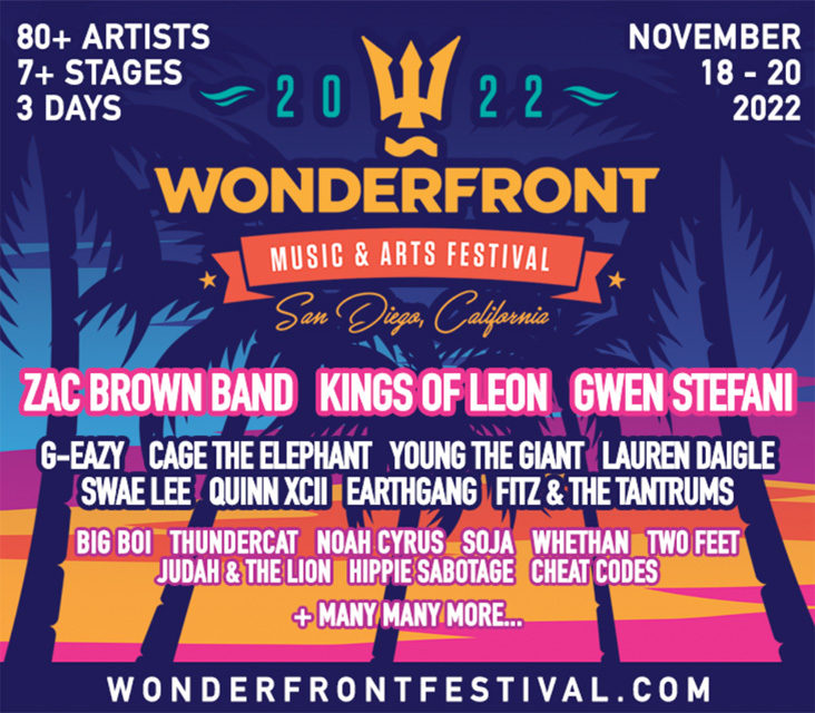 Wonderfront Music & Arts Festival San Diego 2022