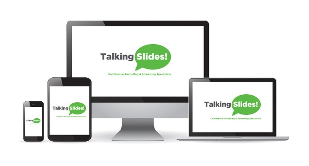 TalkingSlides displayed on various devices