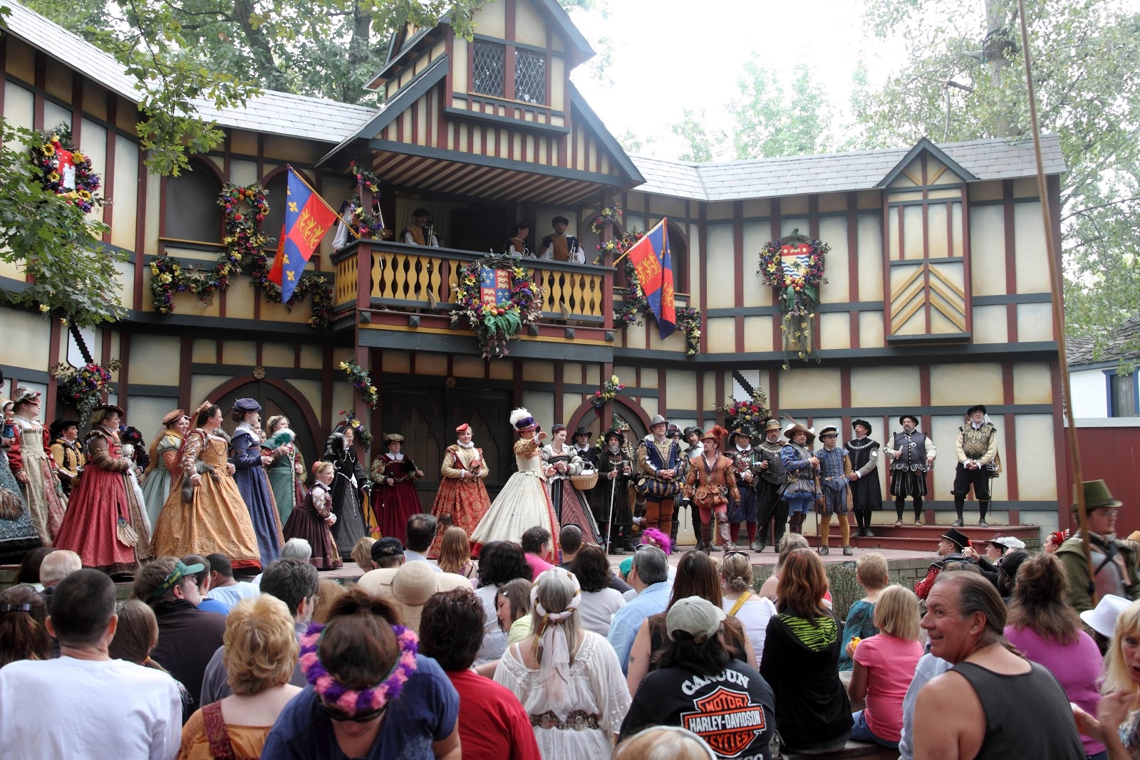 Renaissance festival Shakespeare performance