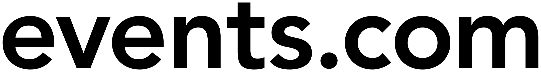 events.com black logo for brand guide